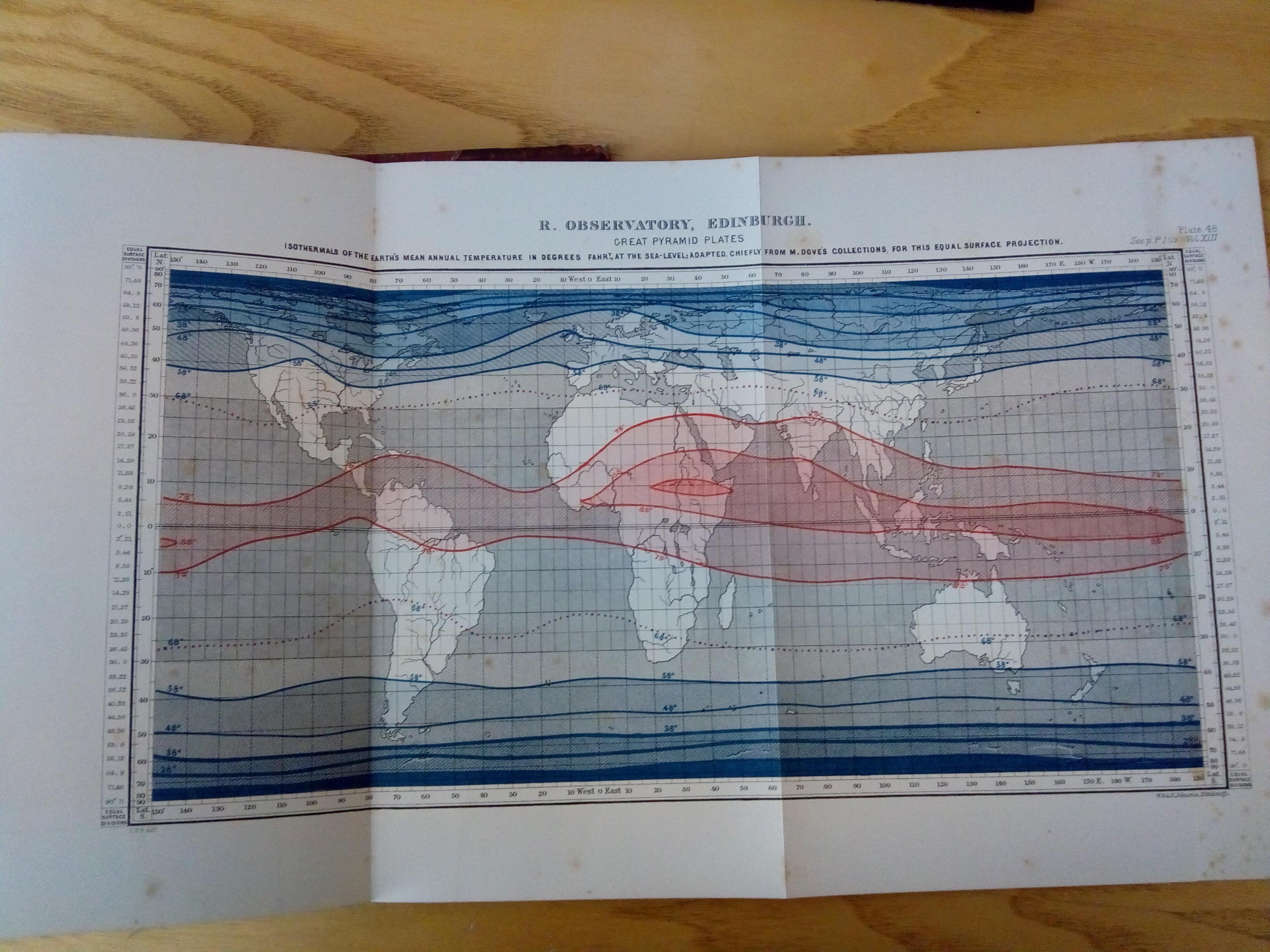 Global isotherm map by Piazzi Smyth